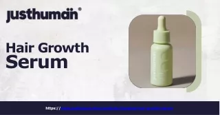 Unlock Radiant Locks with Justhuman's Revolutionary Hair Growth Serum!