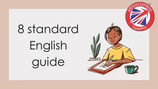 8 standard English guide