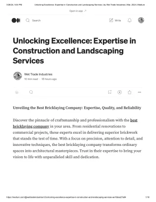 Unlocking Excellence_ Expertise in Construction and Landscaping Services
