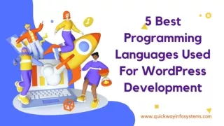 5 Best Programming Languages Used For WordPress Development
