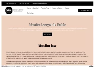 Muslim Lawyer in Noida