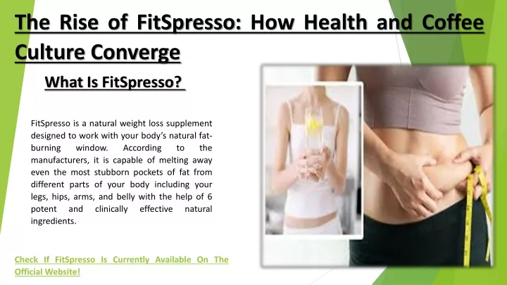 the rise of fitspresso how health and coffee