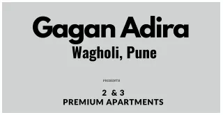 Gagan Adira Wagholi Pune Premium Apartments Brouchure