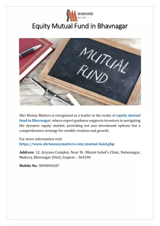 Equity Mutual Fund in Bhavnagar