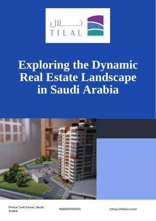 Exploring the Dynamic Real Estate Landscape in Saudi Arabia