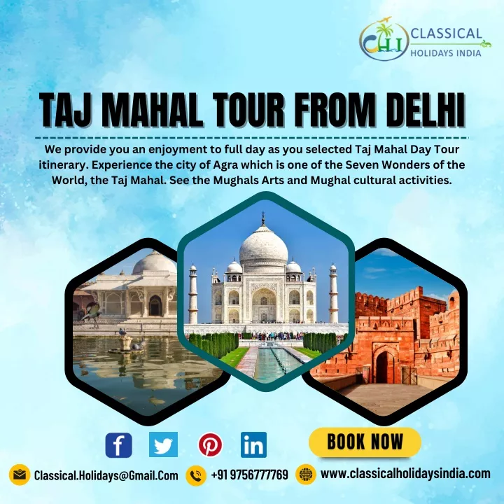 taj mahal tour from delhi