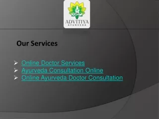 Online Ayurveda Doctor Consultation - Consult Ayurvedic Doctor