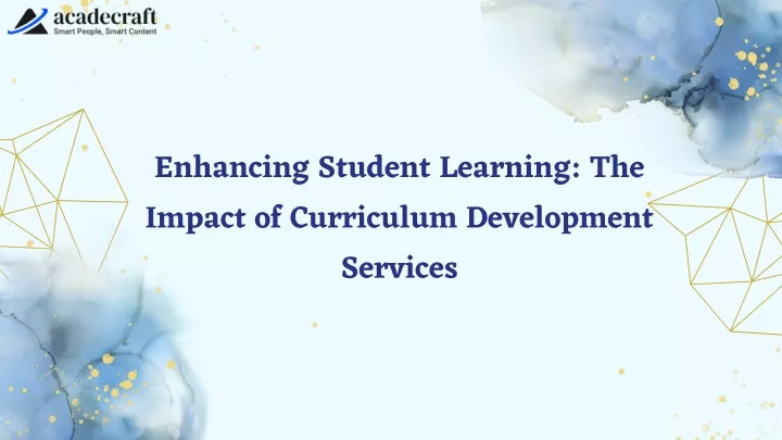 enhancing student learning the impact