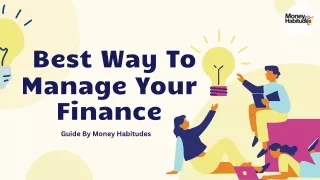Managing Your Finances PDF By Money Habitudes