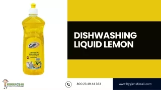 dishwashing liquid lemon