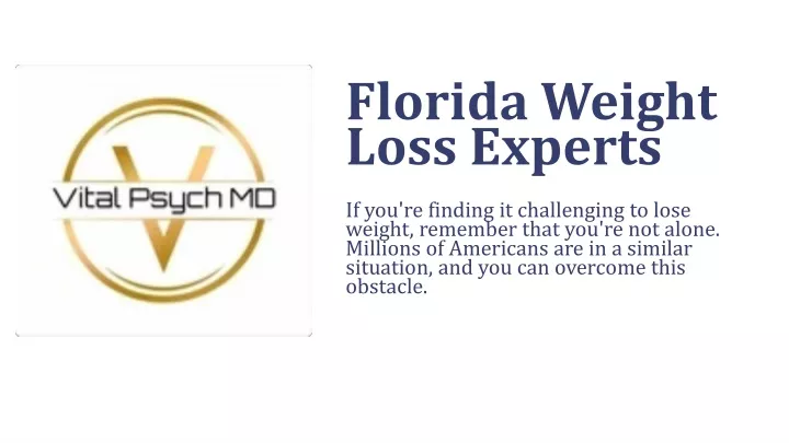 florida weight loss experts