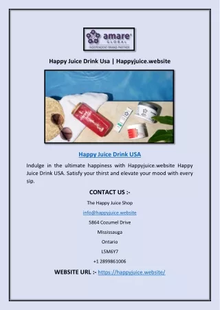 Happy Juice Drink Usa | Happyjuice.website