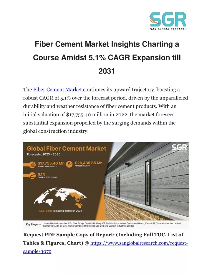 fiber cement market insights charting a