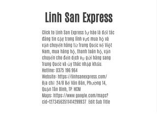 linh san express