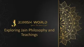Exploring Jain Philosophy and Teachings