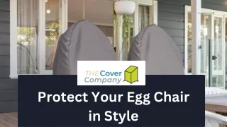 Protect Your Egg Chair in Style - The Cover Company UK