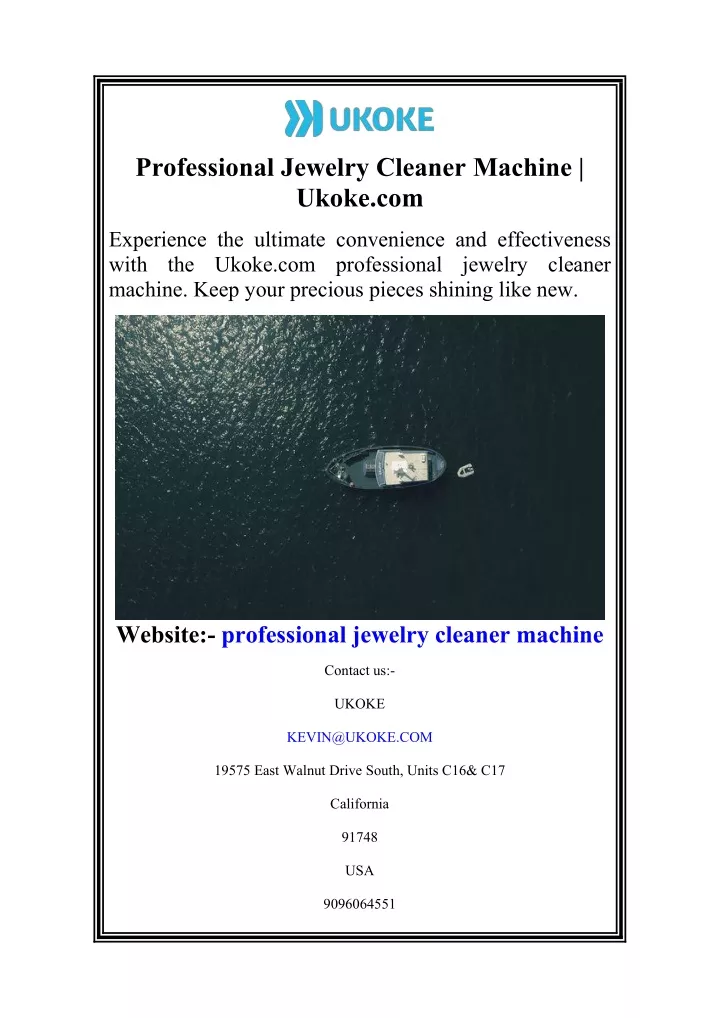 professional jewelry cleaner machine ukoke com