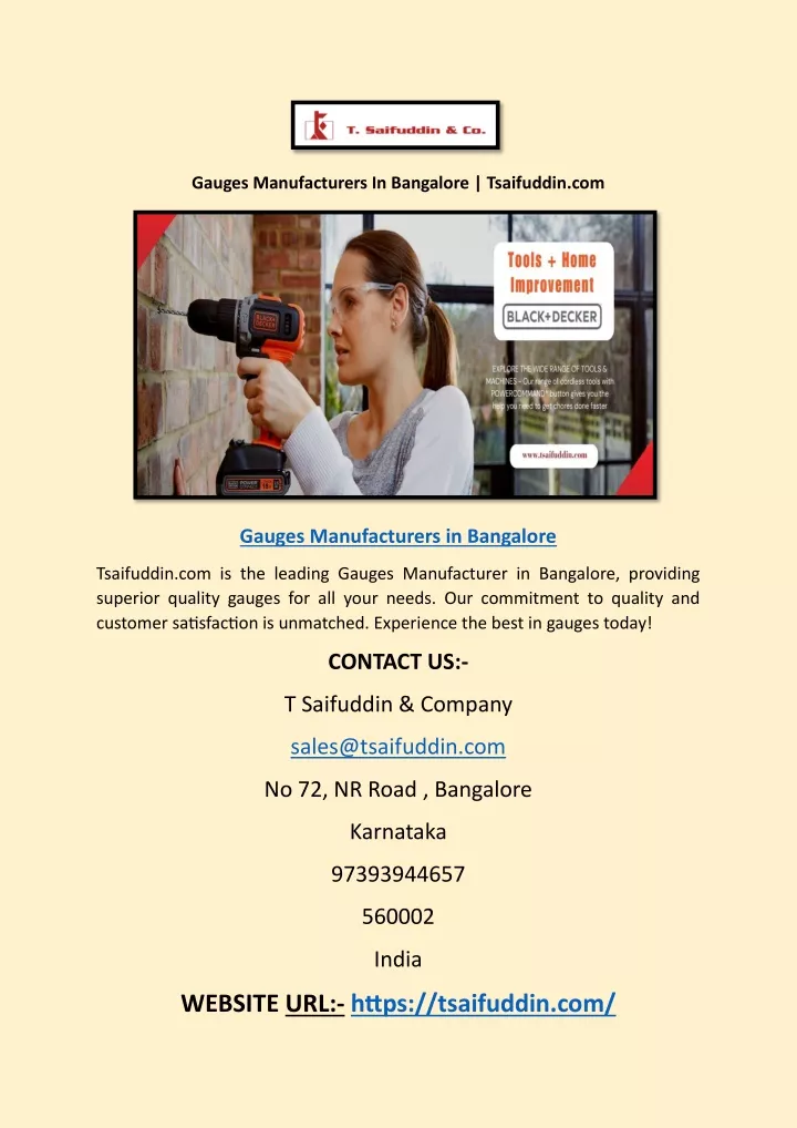 gauges manufacturers in bangalore tsaifuddin com
