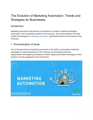 the evolution of marketing automation trends