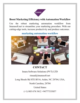 Boost Marketing Efficiency with Automation Workflow