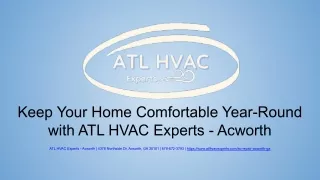 Keep Your Home Comfortable Year-Round with ATL HVAC Experts - Acworth