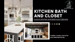 Custom Kitchen and Bathroom Cabinets | Kitchen Bath and Closet
