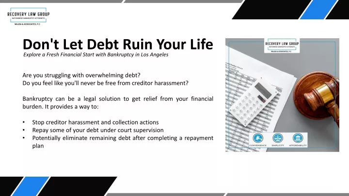 don t let debt ruin your life