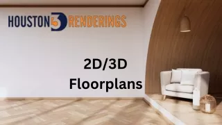 2D/3D Floorplans