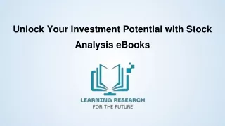 Unlock Your Investment Potential with Stock Analysis eBooks