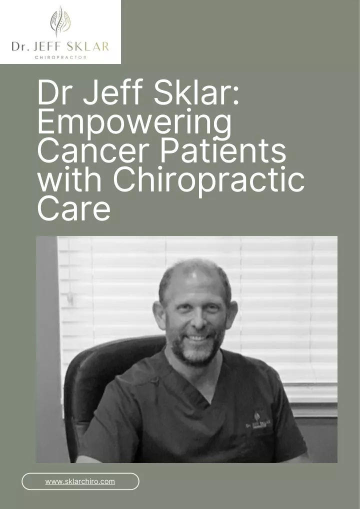 dr jeff sklar empowering cancer patients with