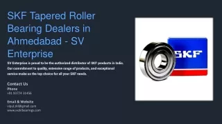 SKF tapered roller bearing dealers in Ahmedabad, best SKF tapered roller bearing