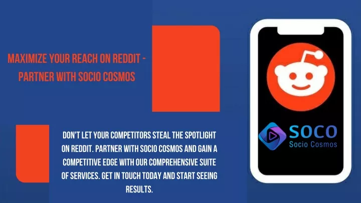 maximize your reach on reddit partner with socio