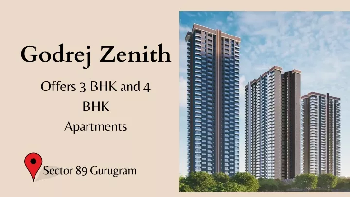 godrej zenith offers 3 bhk and 4 bhk apartments