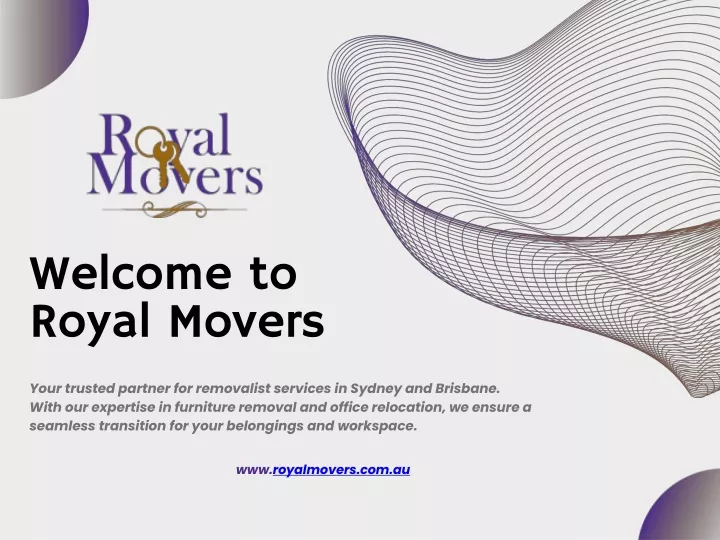 welcome to royal movers