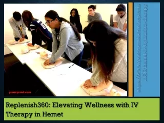 Replenish360 Elevating Wellness with IV Therapy in Hemet