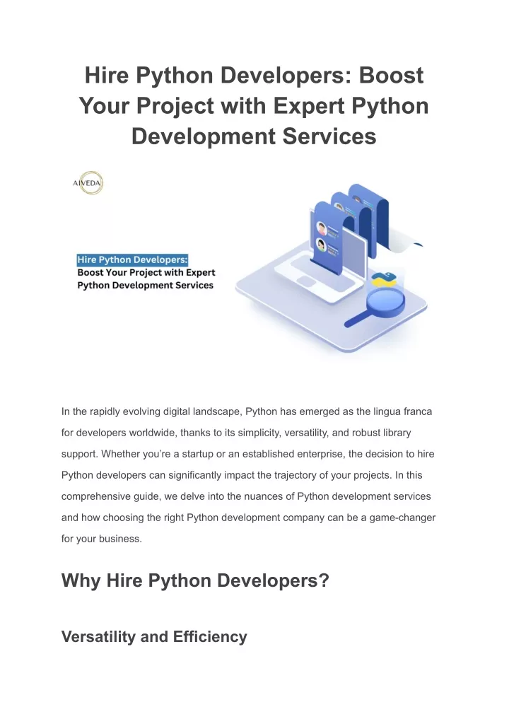 hire python developers boost your project with