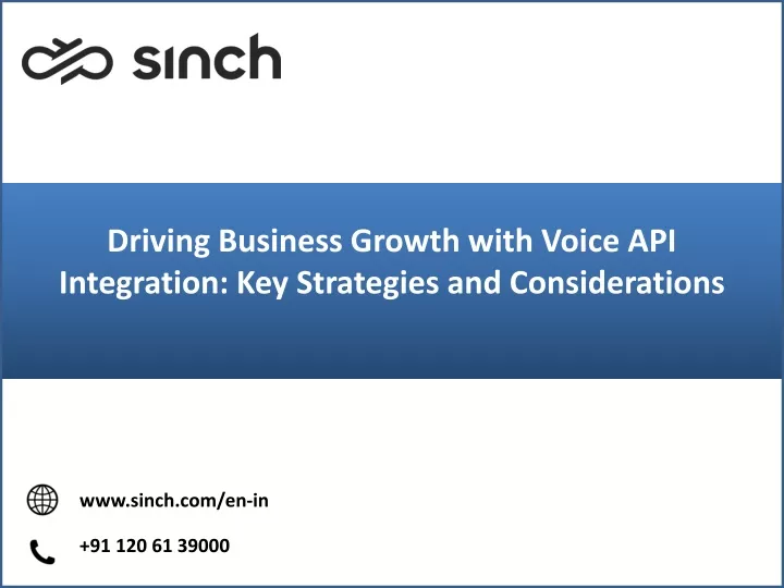 driving business growth with voice