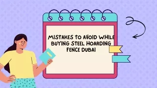 Mistakes to avoid while buying steel hoarding fence dubai