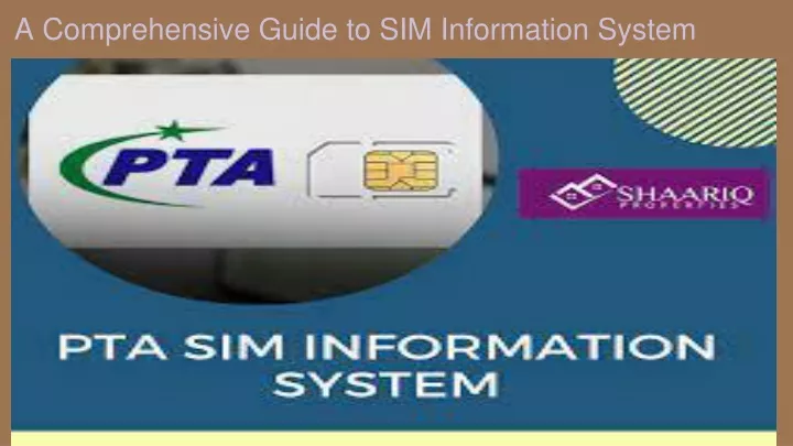 a comprehensive guide to sim information system