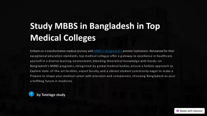 study mbbs in bangladesh in top medical colleges