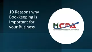 10 Reasons Why Bookkeeping is Important for your Business