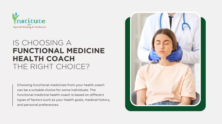 is choosing a functional medicine health coach