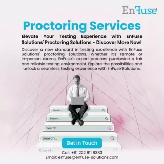Elevate Your Testing Experience with EnFuse Solutions' Proctoring Solutions - Discover More Now!