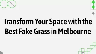Best Fake Grass Melbourne