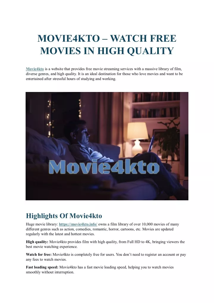 movie4kto watch free movies in high quality