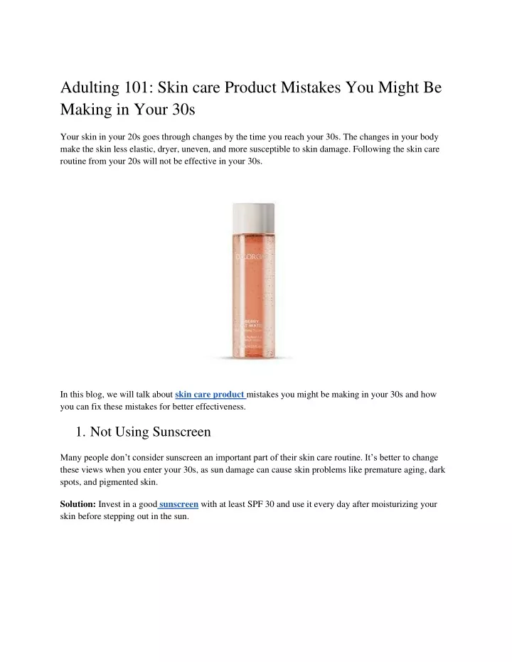 adulting 101 skin care product mistakes you might