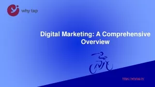 Digital Marketing A comprehensive overview