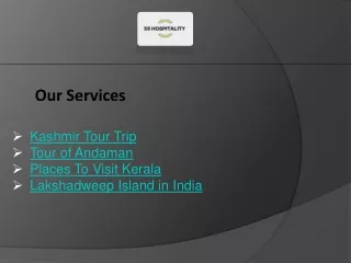 S5 hospitality - Best Travel Company In India