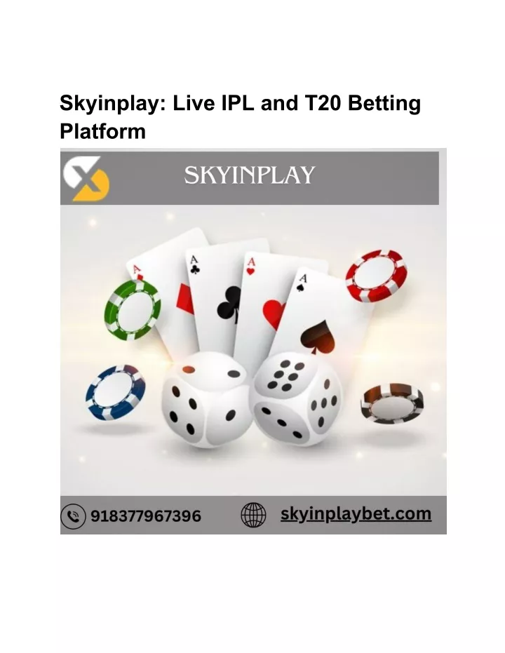 skyinplay live ipl and t20 betting platform
