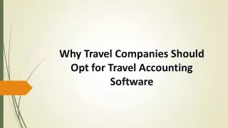 Travel Agency Accounting Software